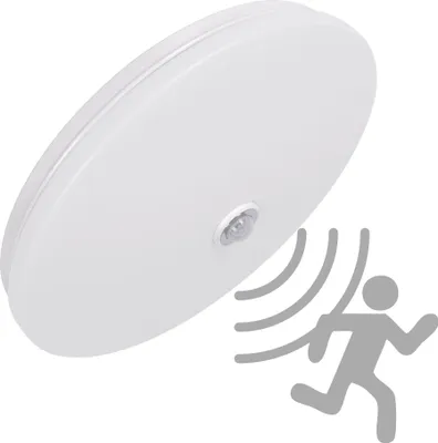 Produktbild von LED Deckenleuchte Wandleuchte mit Bewegungsmelder PiRA 18 Watt Neutralweiß Wandlampe Deckenleuchte Deckenlampe