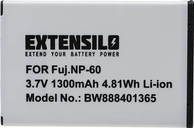 Produktbild von EXTENSILO Akku kompatibel mit Vivitar Vivicam 3795, 3930, 4000 Kamera (1300 mAh, 3,7 V, Li-Ion)