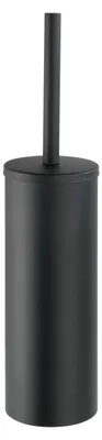 Produktbild von WENKO WC Garnitur Toiletten Bürsten Halter Garnitur Bad OREA Black ohne bohren