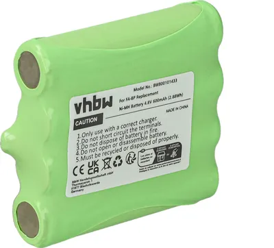 Produktbild von vhbw Akku kompatibel mit Audioline PMR Easy 012 Funkgerät, Walkie Talkie (600 mAh, 4,8 V, NiMH)