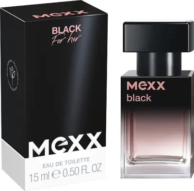 Produktbild von MEXX Black for Her Eau de Toilette 15 ml.