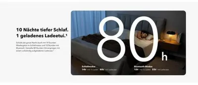 Produktbild von soundcore Sleep A20 Bluetooth-Kopfhörer, Farbe:Weiß