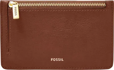 Produktbild von FOSSIL Schlüsselmäppchen Kartenetui Logan Zip Coin Brown braun