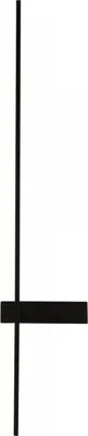 Produktbild von ZUMALINE LED-Wandleuchte 1500 lm 4000K schwarz ARCO W4100-90BK