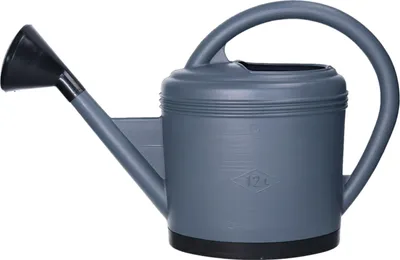 Produktbild von EDA Gieskanne - dunkelgrau - Kunststoff - Besenkopf aus Kunststoff - 12 Liter