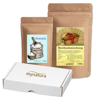 Produktbild von Mynatura Geschenk Set zum Einzug – Brot und Salz + Karte Alles Gute
