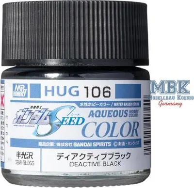 Productafbeelding van GUNZE GSHUG106 Watergedragen verf, kleur: Deactive Black (Gundam)