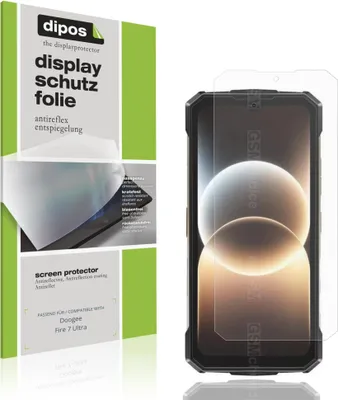 Produktbild von 4x Schutzfolie für Doogee Fire 7 Ultra matt Displayschutzfolie Folie Display Schutz dipos