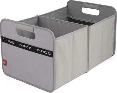 Produktbild von Original VW Faltbox T-Roc grau Aufbewahrungsbox Kofferraumbox