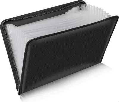 Produktbild von INF Wasserdichte Akten-Organizer-Tasche – tragbarer Akkordeon-Dokumentenhalter (25 x 17 cm)