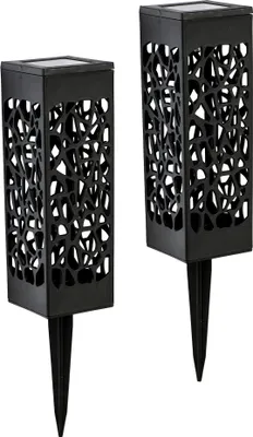 Produktbild von LED Solar Schattenlampen 2er Set - jeweils ca. 28 cm