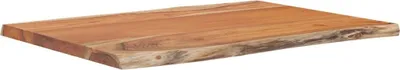 Produktbild von Tischplatte 80x60x2,5cm Rechteckig Massivholz Akazie Naturkante