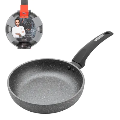 Obrázek produktu pro Litá hliníková pánev PAN Ø 21 cm s nepřilnavým povrchem Indukční pánev šedá