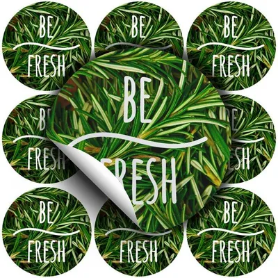Produktbild von Selbstklebende dekorative Aufkleber Be fresh Rosmarin 10 Stück