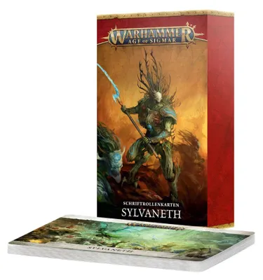 Produktbild von Warhammer Age of Sigmar Sylvaneth Schriftrollenkarten Deutsch