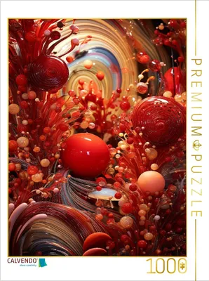 Produktbild von CALVENDO Puzzle Kugelwachstum - organische Form aus Glas | 1000 Teile Lege-Größe 64x48cm Foto-Puzzle für glückliche Stunden