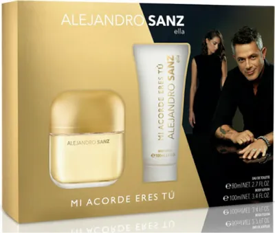 Immagine prodotto di Alejandro Sanz Mi Acorde Eres Tu Eau De Toilette Spray 100ml Set 2 Pezzi