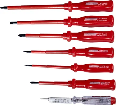 Produktbild von E-Schraubendreher M1187-PROFI Set 7tlg Packung mit 10 Stück