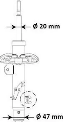 Immagine prodotto di Ammortizzatore KYB 3348098