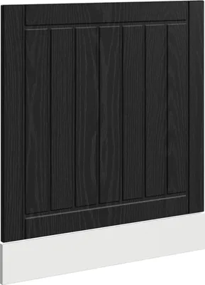 Image de Façade de lave-vaisselle vidaXL LUCCA, chêne noir, 60 x 1,5 x 57 cm