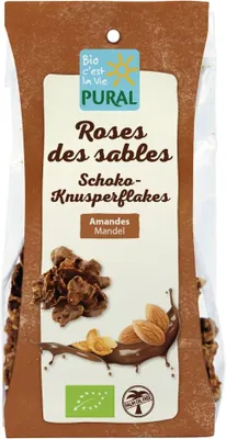 Obrázok produktu pre Čokoládové chrumkavé vločky - mandle 100g