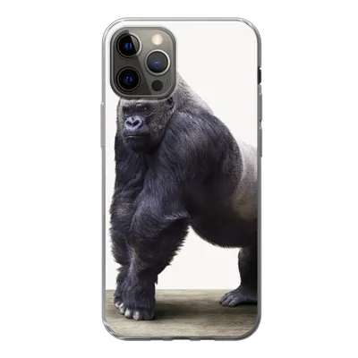 Produktbild von MuchoWow® Handyhülle Schutzhülle Hülle für iPhone 13 Pro Gorilla - Tiere - Jungen - Mädchen - Kinder Silikon Softcase Handy Hülle - Handy-Tasche