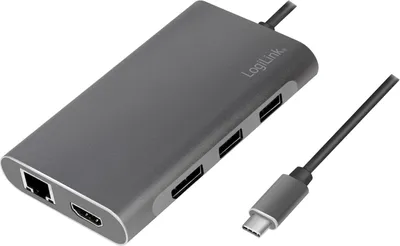 Image de Station d'accueil USB-C 8-en-1 HDMI/DP/RJ45/USB/USB-C 100 W