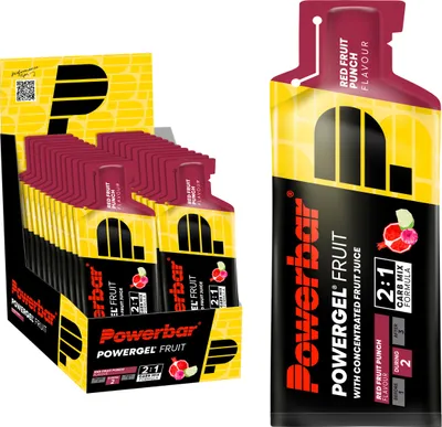Produktbild von PowerBar Power Gel Beutel 24er Box, 24 Beutel a 41g - Red Fruit