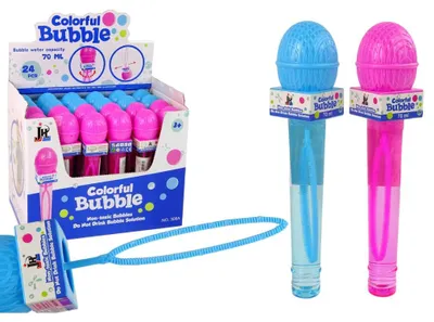 Image de Bulles de savon Microphone 2 couleurs 70 ml