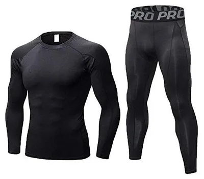 Immagine prodotto di Set da due pezzi di intimo termico da uomo, composto da una maglia a maniche lunghe e pantaloni