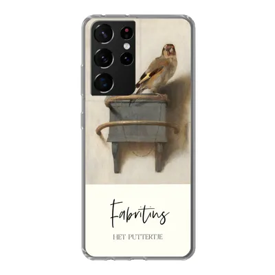Produktbild von MuchoWow® Handyhülle Schutzhülle Hülle für Samsung Galaxy S21 Ultra Alte Meister - Der Stieglitz - Fabritius Silikon Softcase Handy Hülle - Mobiltelefon