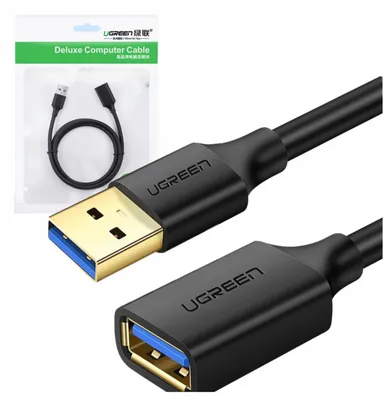 Image de Ugreen Cable Extension Cable Usb 3.0 (Female) - Usb 3.0 (Male) 3 M Black (Us129 30127)