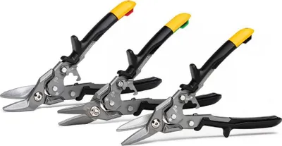 Produktbild von Toughbuilt Gerader Schnitt. Rechter Schnitt. Blechschere Mit Linkem Schnitt 3 Einheiten Silber Silber One Size