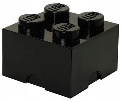 Produktbild von LEGO Aufbewahrungsbox 250 x 250 x 180 mm – schwarz