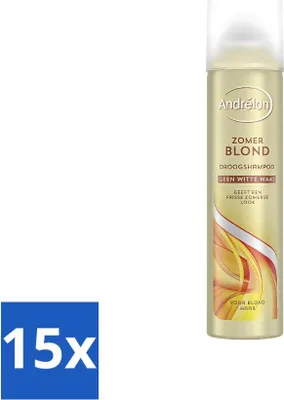 Produktbild von Andrélon Trockenshampoo Sommerblond 245 ml - Vorteilspack - 15 Stücke