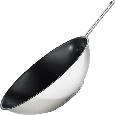Produktbild von Gorenje CWWA01HC, Rund, Wok-/Bratpfanne, Edelstahl, Edelstahl, 1,1 kg, 1 Stück(e)