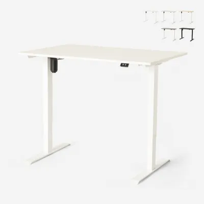 Immagine prodotto di Scrivania elettrica regolabile in altezza per ufficio e studio Standwalk 120x60 - Bianco
