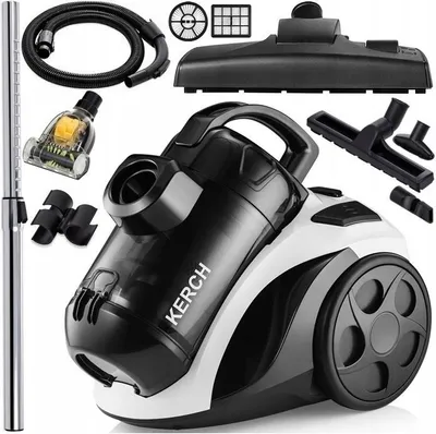 Produktbild von Beutelloser Zyklon-Staubsauger Kerch Xtreme 3999 W, 2 L + Hepa-Turbobürste