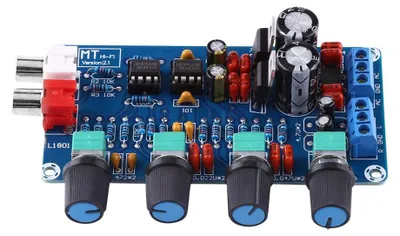Obrázek produktu pro Regulace hlasitosti předzesilovače, HIFI operační zesilovač s možností nastavení tónů