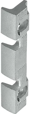 Produktbild von Aufschraubstück Serie 118, 44,5 x 14 x 8,5 mm, Stahl verzinkt