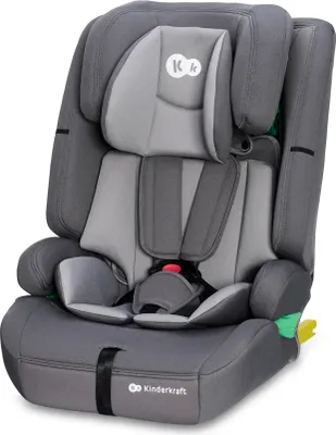 Produktbild von Kinderkraft SAFETY FIX 2 i-Size - Autokindersitz Autositz 76-150 cm - R129 Norm - ISOFIX - TOP TETHER - H-GUARD - SPS - 12-fach Kopfstütze - Grau