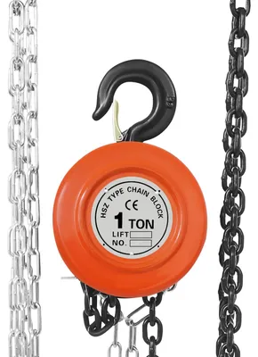 Produktbild von Handhebezug - Manueller Kettenzug 1 t 1000 kg - 3 m Hubhöhe - 2-strängig - Stahlkette -