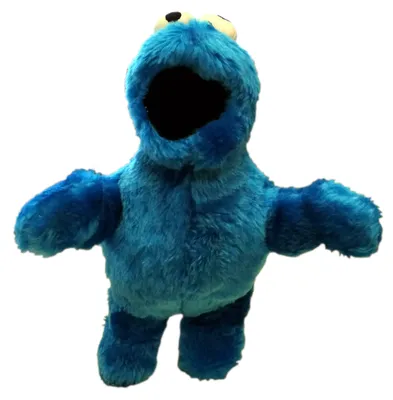 Produktbild von Sesamstraße Plüschfiguren (25cm) Kuscheltier Stofftier Plüschtier Krümelmonster