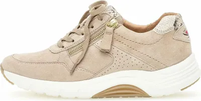 Produktbild von Gabor Comfort Damen sportlicher Schnürer in Beige, Größe 6