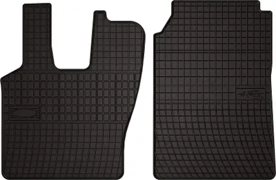 Immagine prodotto di Tappetini auto in gomma adatto per Scania Seria 4 (1995-2004, camion) neri, set 2 pz, con fissaggi