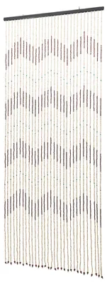 Produktbild von Bambustürvorhang, modernes Design, elegantes Muster, Braun