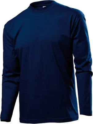 Produktbild von Stedman ST2500 | Classic Long Sleeve Herren T-Shirt - Farbe: Blue Midnight - Größe: XL