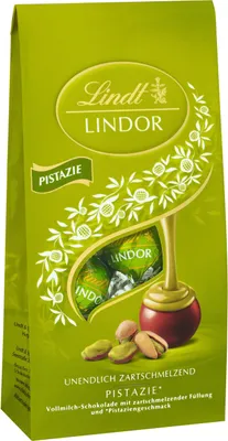 Produktbild von Lindt Lindor Beutel Pistazie 137g