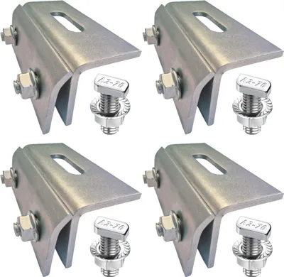 Produktbild von 4x Blechdachklemme Solar Montageset Hammerkopf 17,3