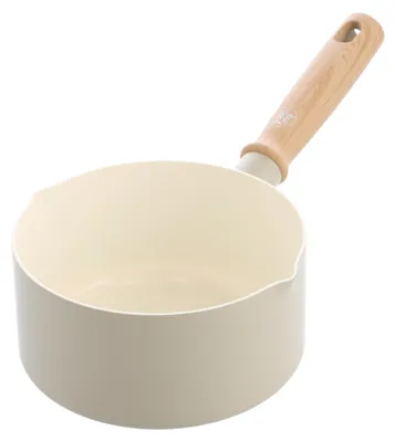 Image de Casserole antiadhésive en céramique GreenChef Nordics, 16 cm, compatible avec les plaques à induction, corps en acier inoxydable
